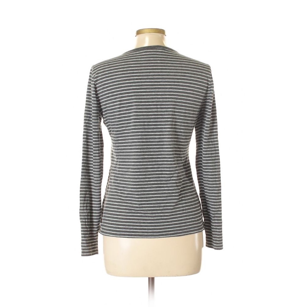 Michael Kors Grey Striped Shirt - Picture 2 of 10